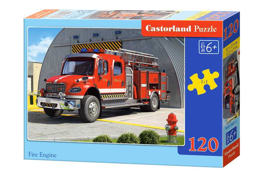 Dėlionė Castorland Fire Engine, 120 dalių