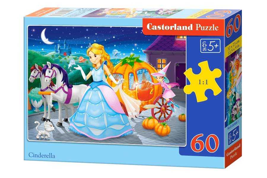 Dėlionė Castorland Cinderella, 60 dalių