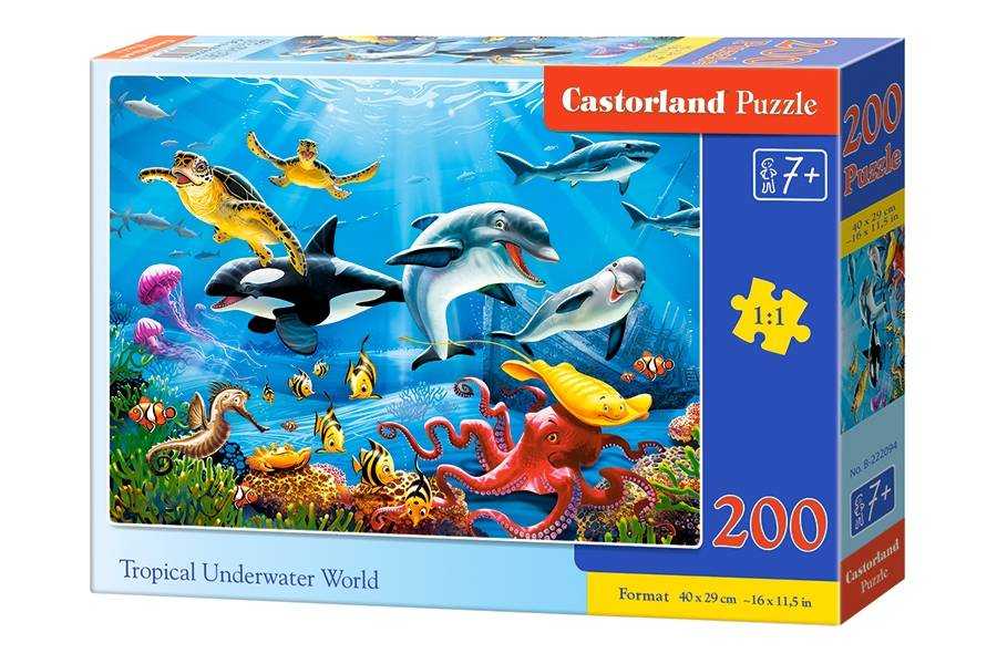 Dėlionė Castorland Tropical Underwater World, 200 dalių