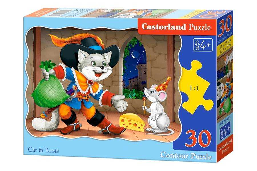 Dėlionė Castorland Cat in Boots, 30 dalių