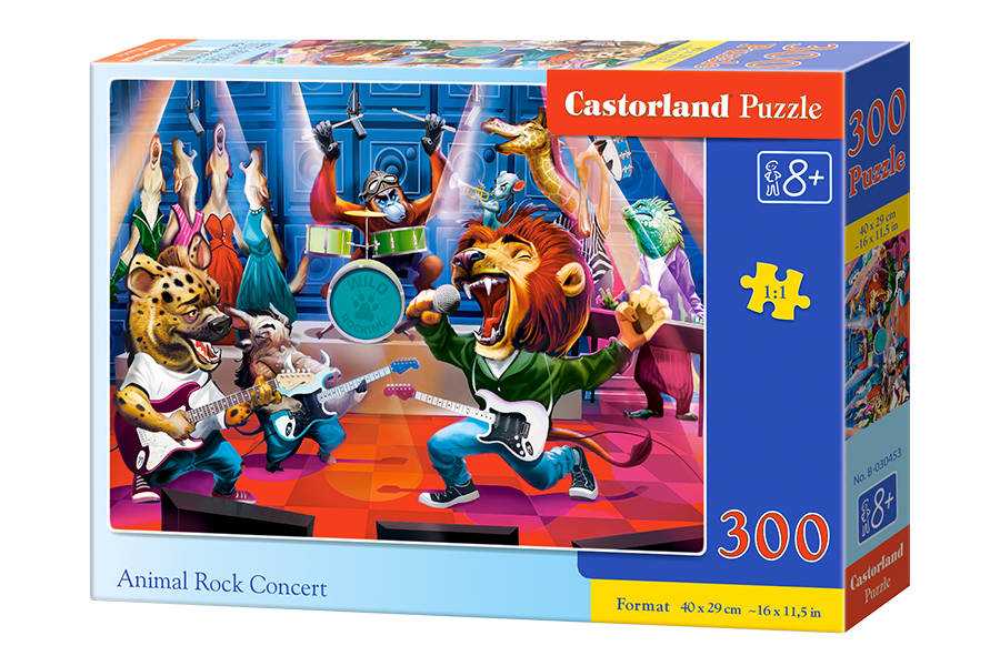 Dėlionė Castorland Animal Rock Concert, 300 dalių
