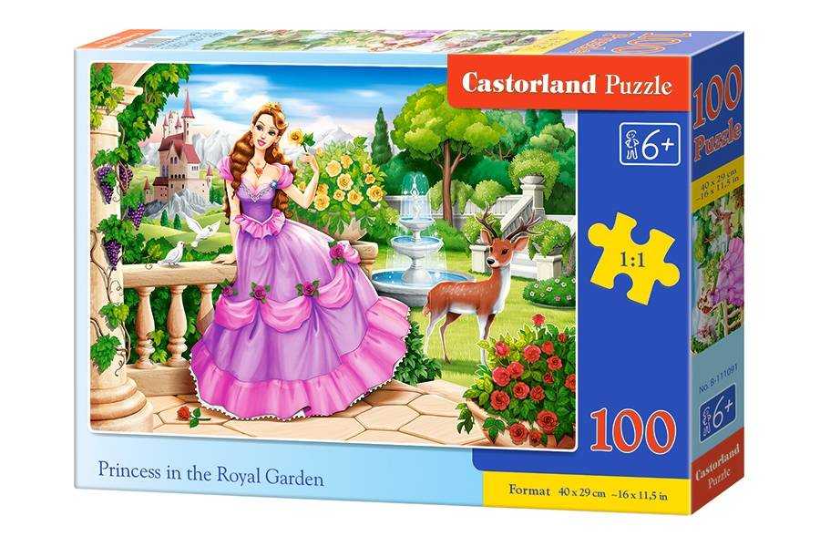 Dėlionė Castorland Princess in the Royal Garden, 100 dalių