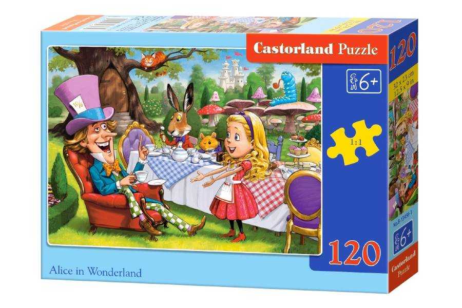 Dėlionė Castorland Alice in Wonderland, 120 dalių