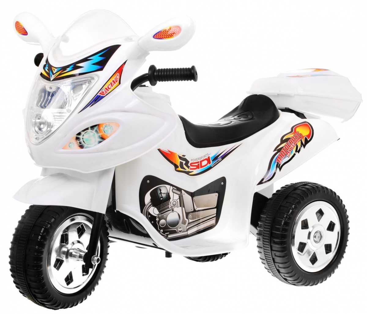 Elektrinis triratis motociklas BJX-088, baltas
