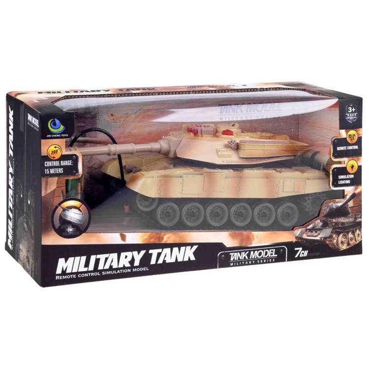 Military Tank nuotoliniu būdu valdomas tankas