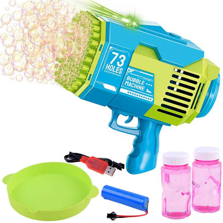 Bazooka muilo burbulų pistoletas žaislas, žalias