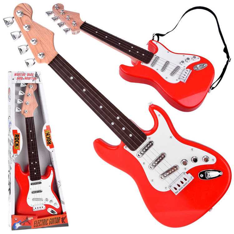 Vaikiška elektrinė gitara, raudona
