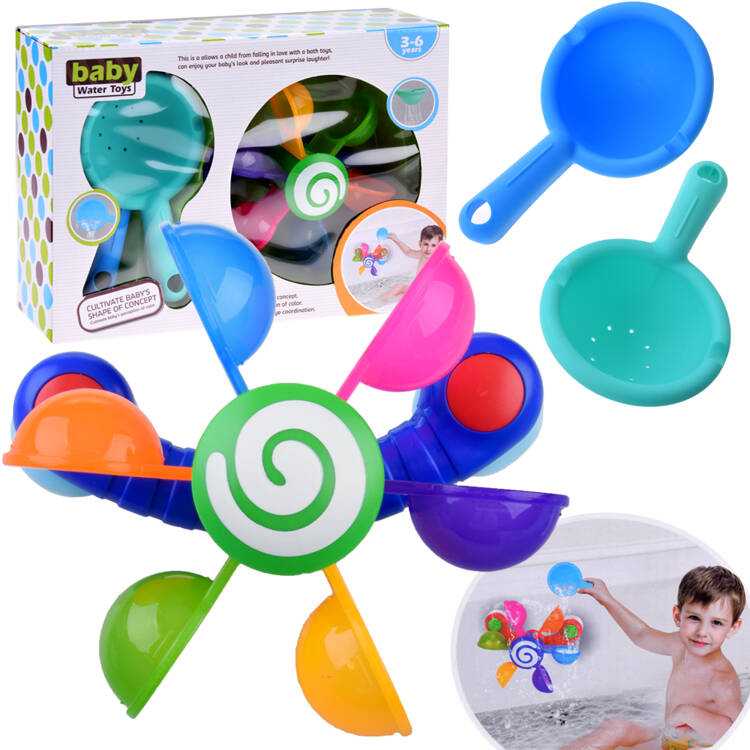 Vandens žaislas - spalvingas malūnėlis