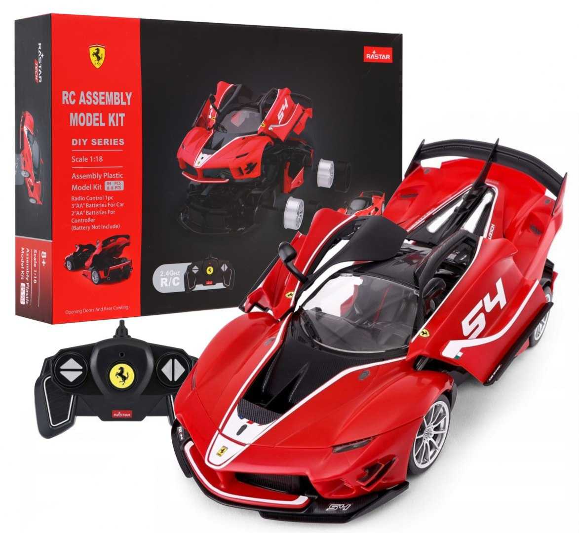 Nuotoliniu būdu valdomas Ferrari FXX-K RASTAR, raudonas