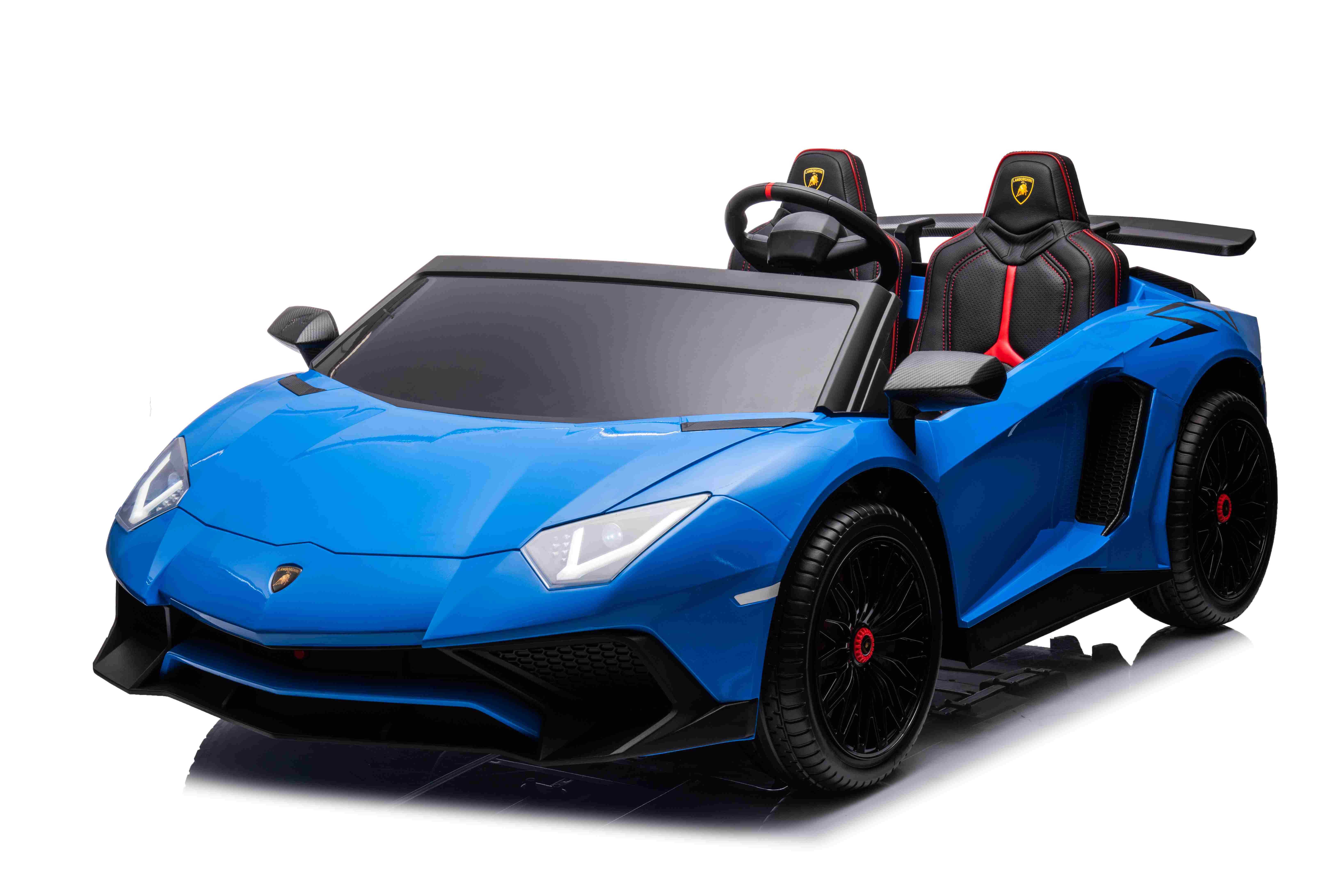 Lamborghini Aventador SV elektromobilis, mėlynos spalvos