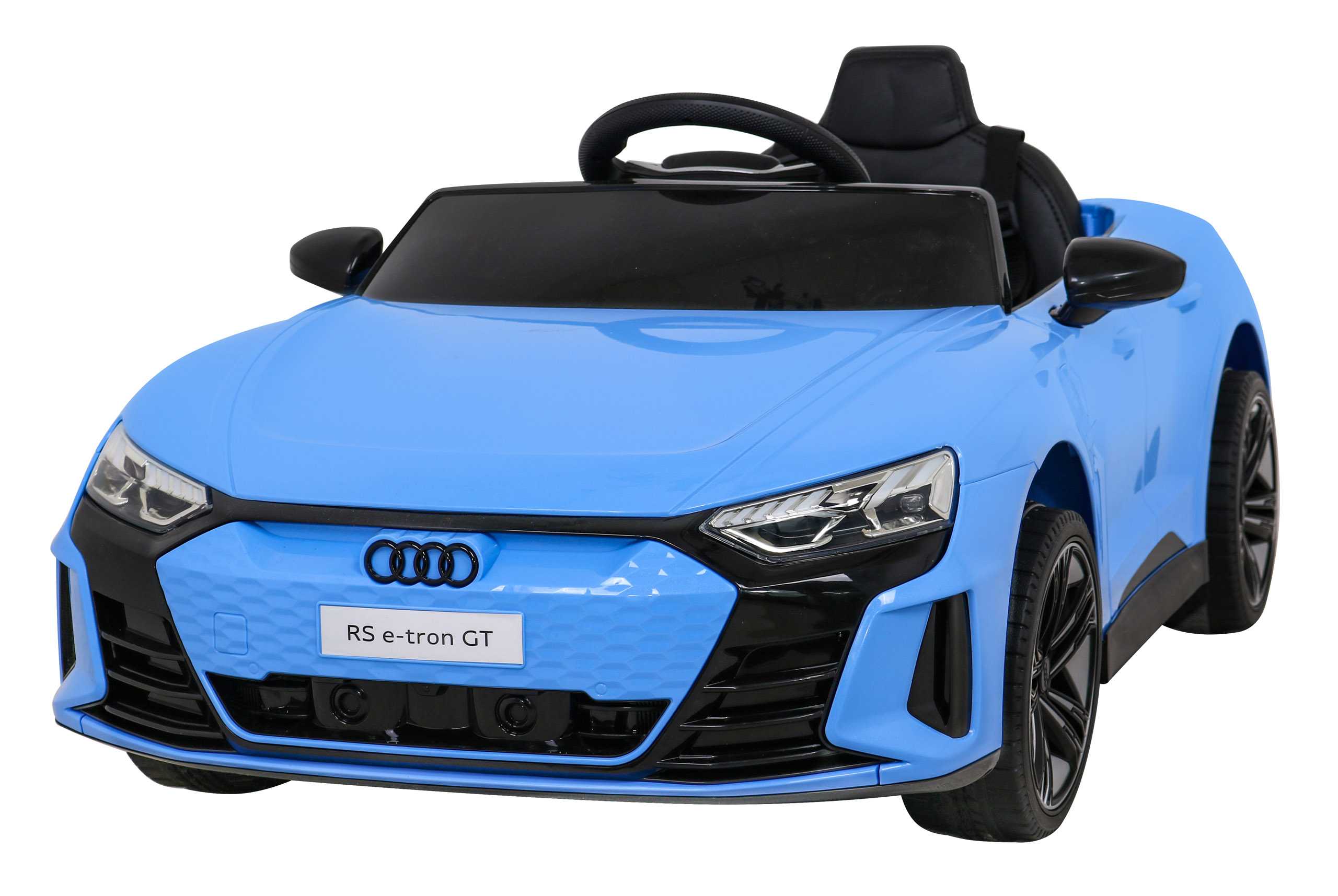 Vienvietis elektromobilis  Audi RS E-Tron G, mėlynas