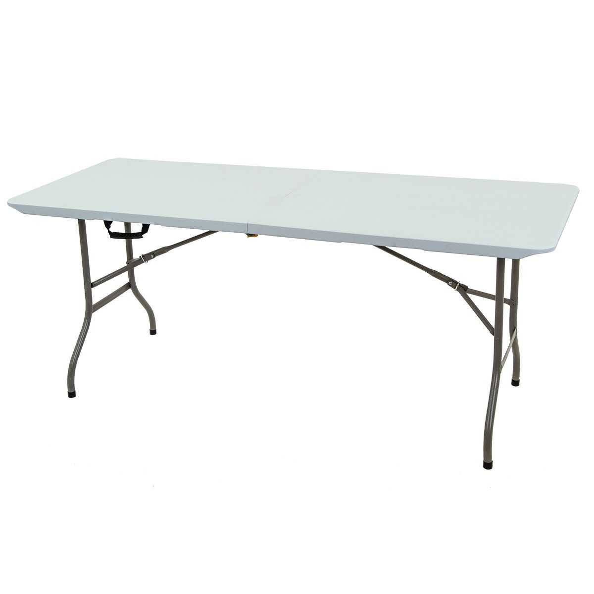 Sulankstomas stalas, 180x70 cm, baltas