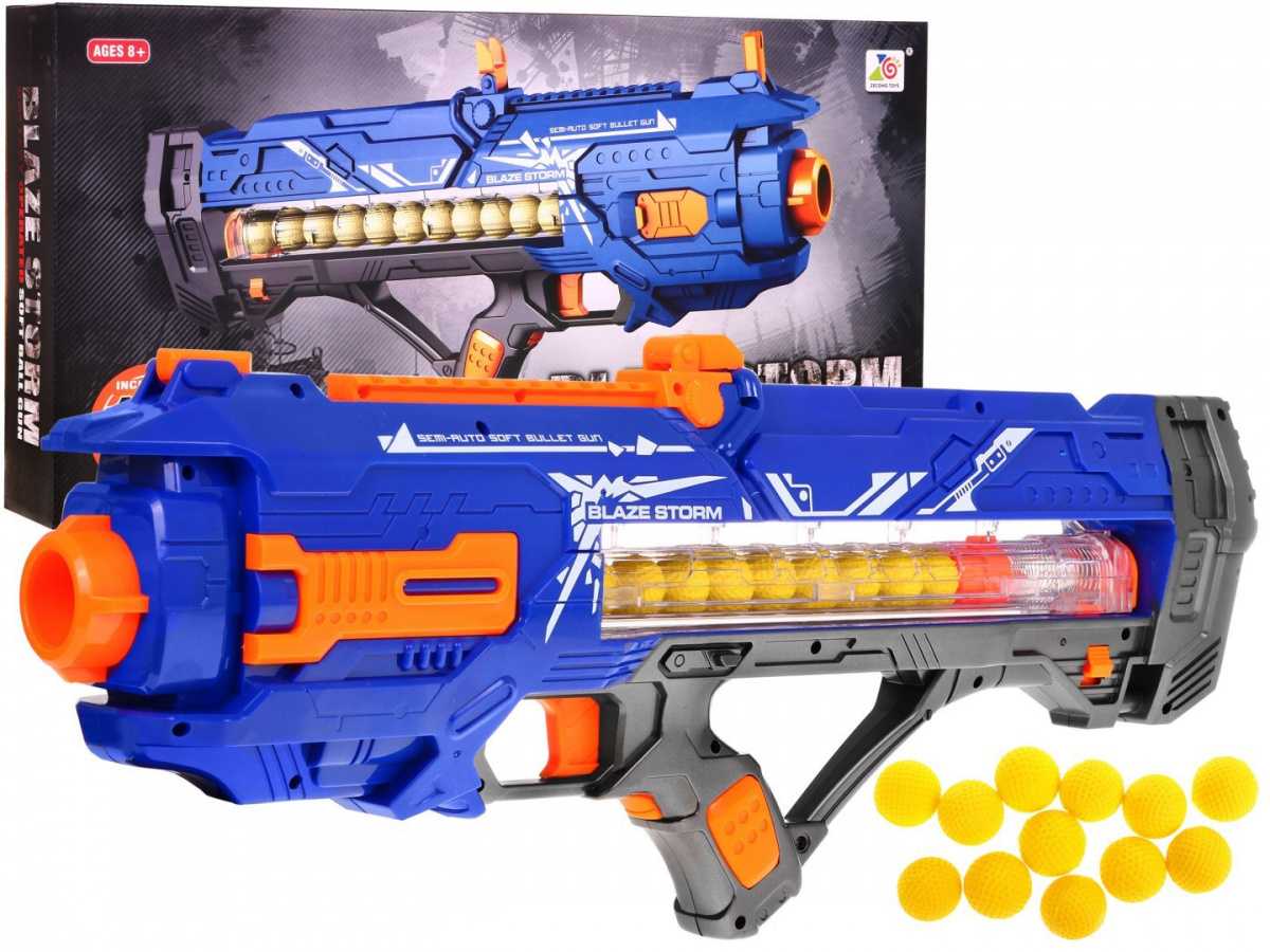 Blaze Storm didelis šautuvas su šoviniais, mėlynas