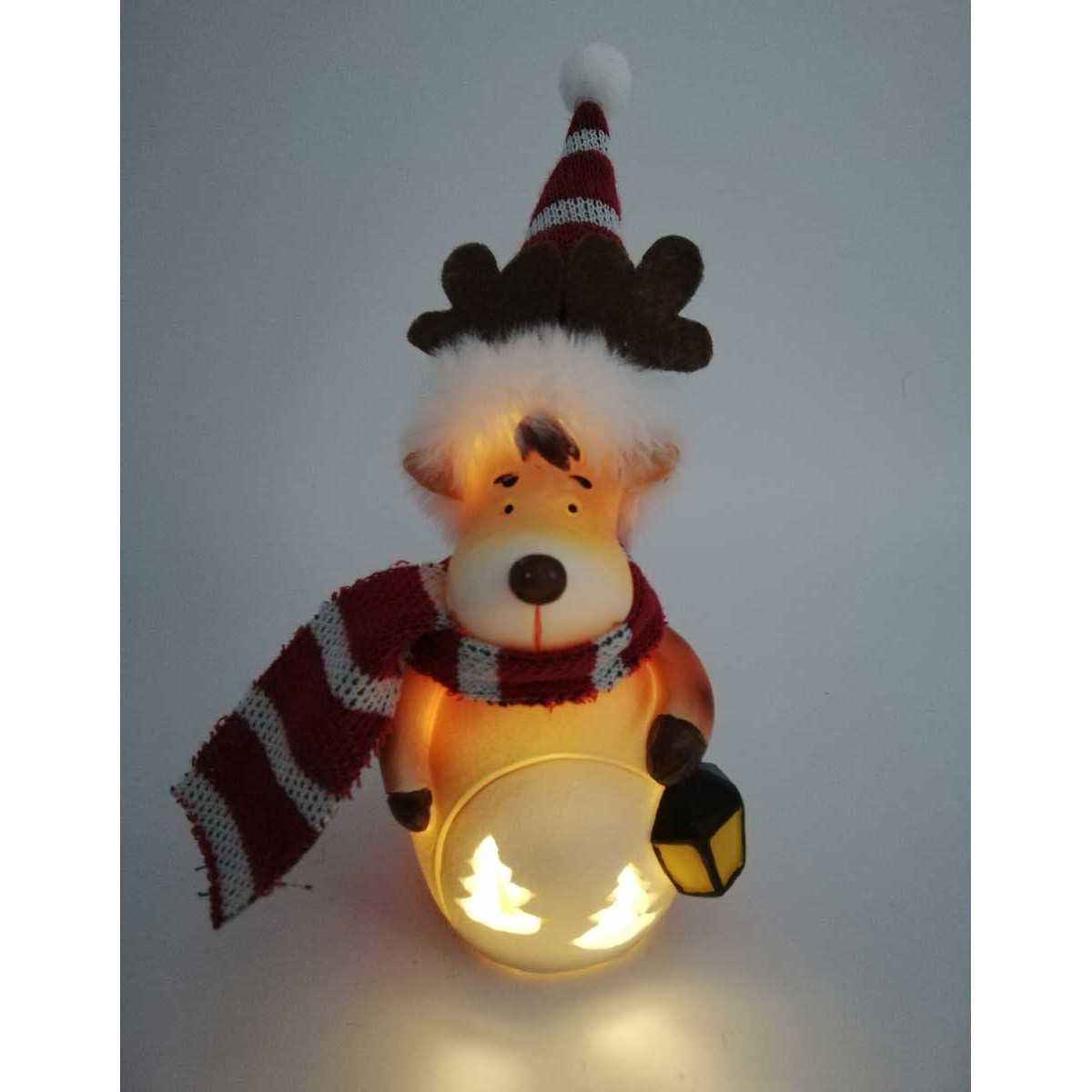 Kalėdinė LED dekoracija - Elnias, 7x6x19