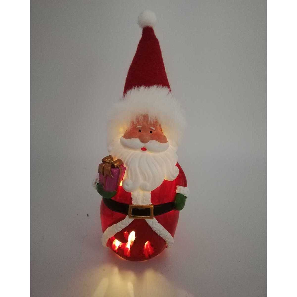 Kalėdinė LED dekoracija - Kalėdų Senelis, 7x6x16