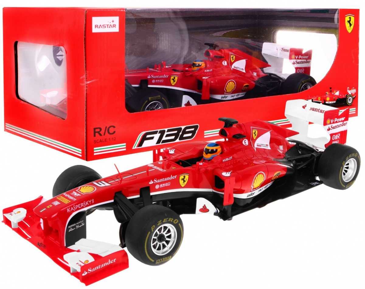 Nuotoliniu būdų valdomas automobilis - Ferrari F1 Rastar, raudonas