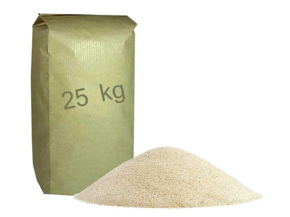 Kvarcinis smėlis smėlio siurbliui, 25 kg
