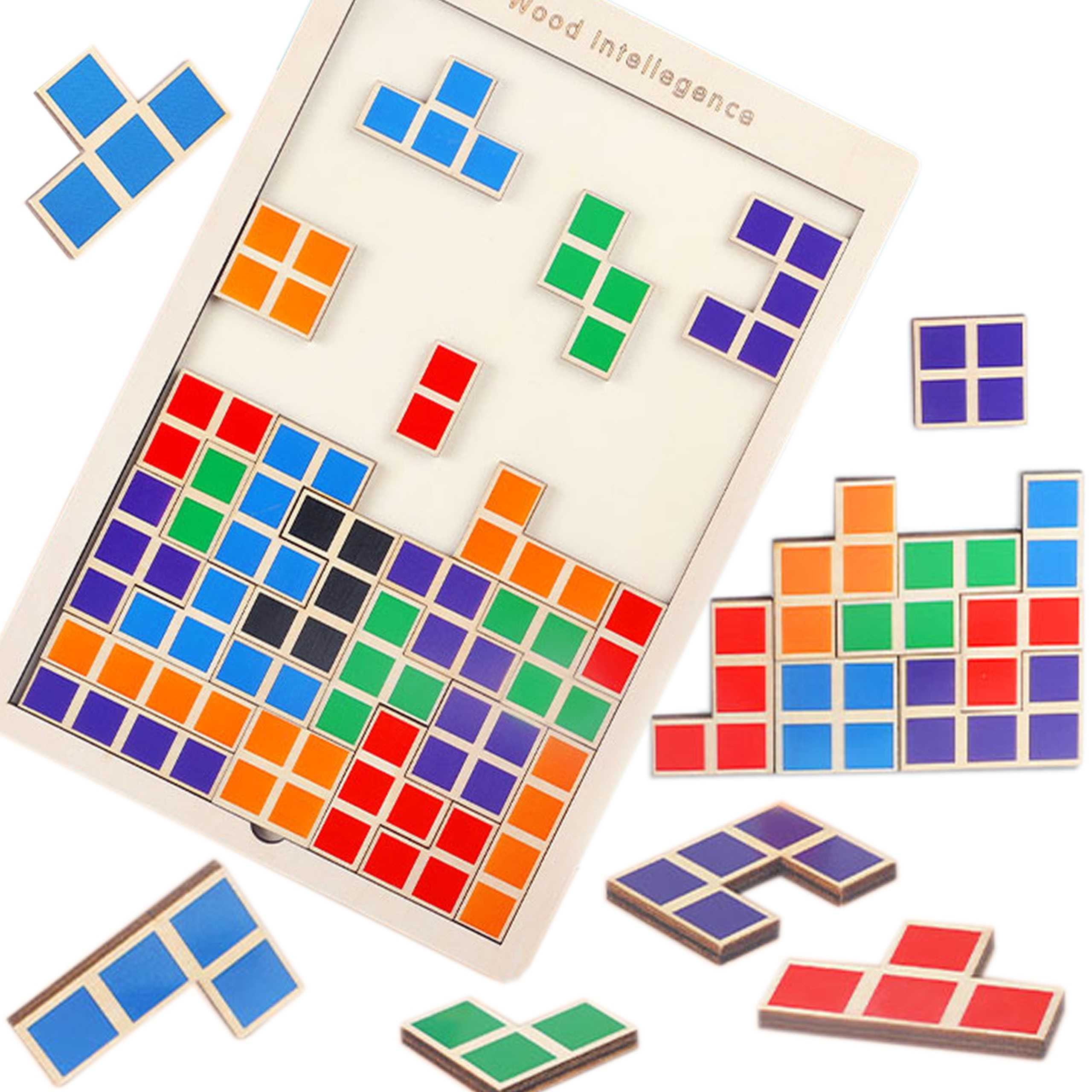 Medinis dėlionės žaidimas - Tetris