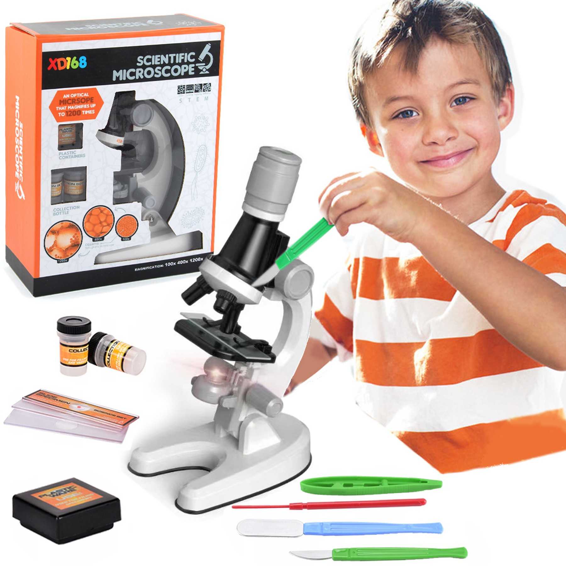 Vaikiškas mikroshopo rinkinys - Scientific Microscope