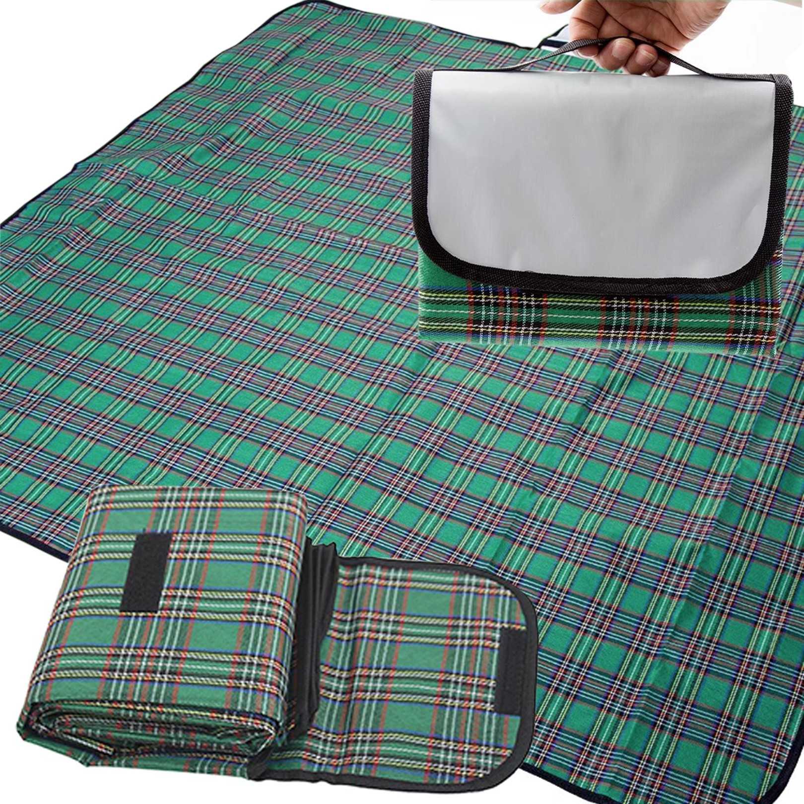 Pikniko antklodė 150x180 cm, žalia