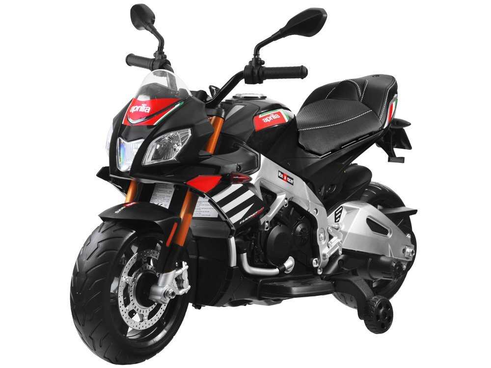 Elektrinis motociklas “Aprilia Tuono V4”, juodas