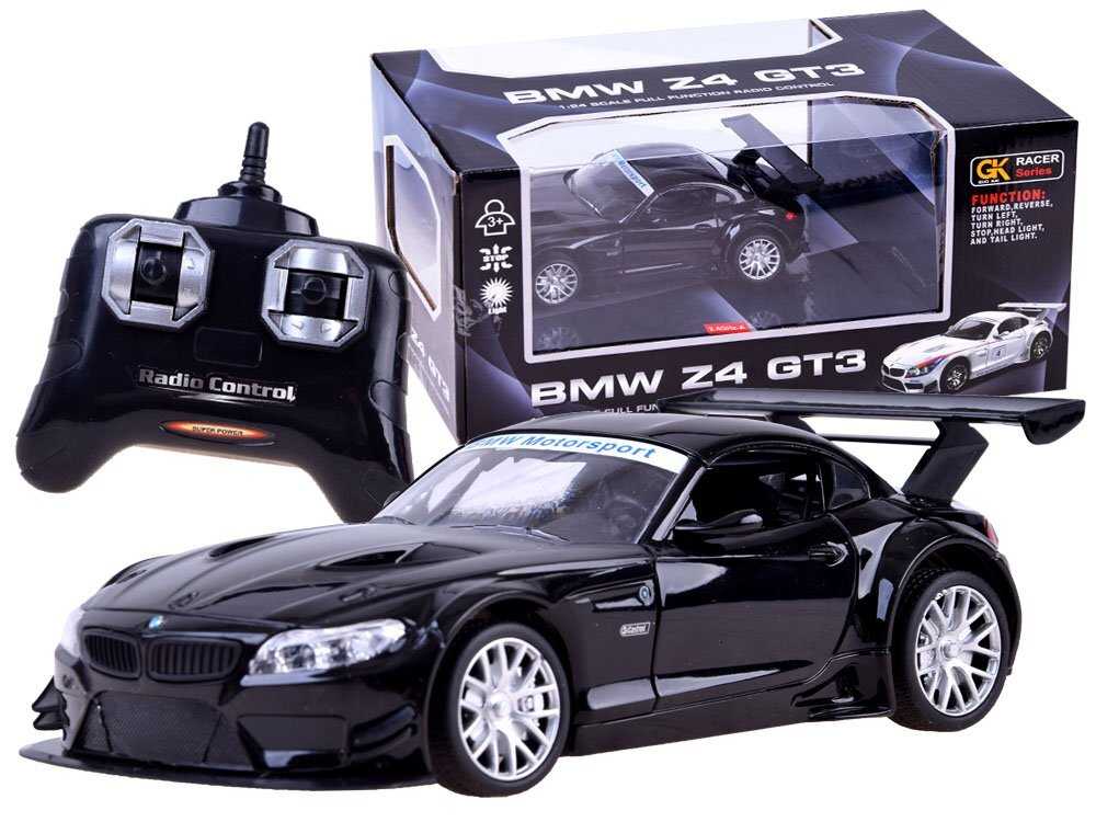 Nuotoliniu būdu valdomas automobilis BMW Z4, juodas