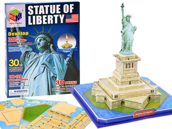 3D dėlionė Laisvės statula