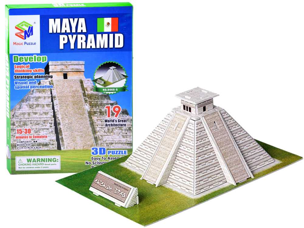 3D dėlionė Maya Pyramid