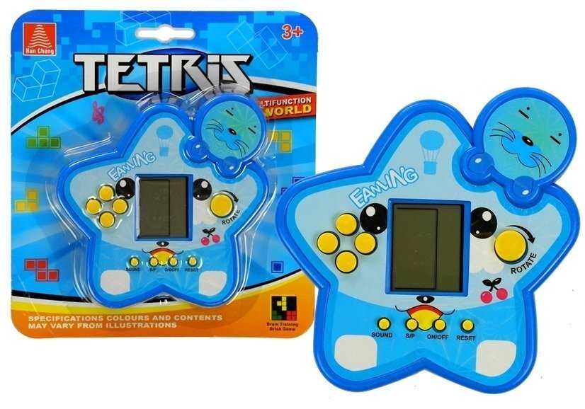  Žvaigždės formos žaidimas “Tetris”, mėlynas