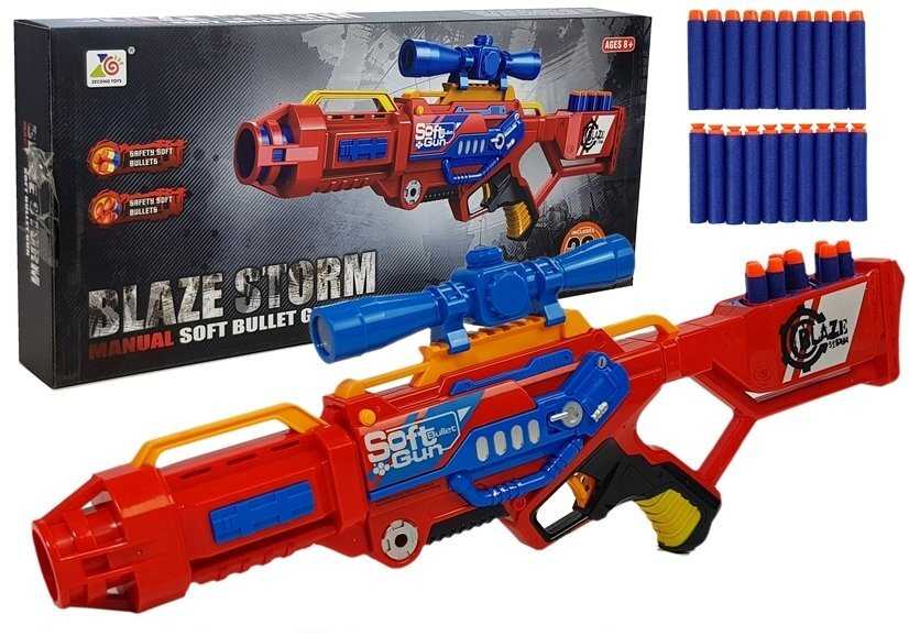 Žaislinis ginklas “Blaze Storm“ su šovinių saugykla