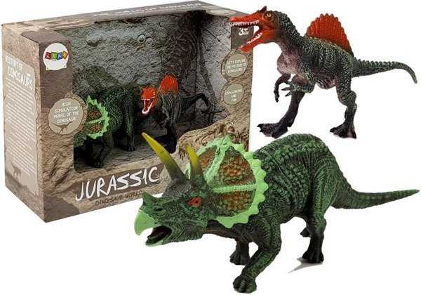 Dinozaurų figūrų rinkinys Spinosaurus and Triceratops