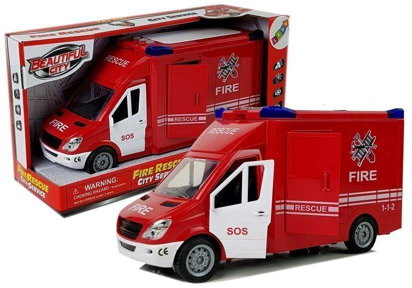 Žaislinis gaisrinės tarnybos automobilis