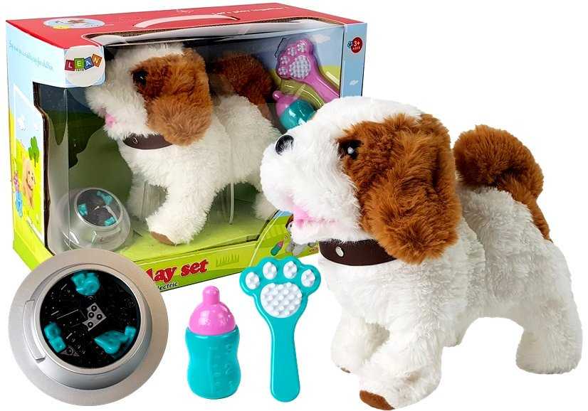 Interaktyvus žaislinis šuniukas su priedais