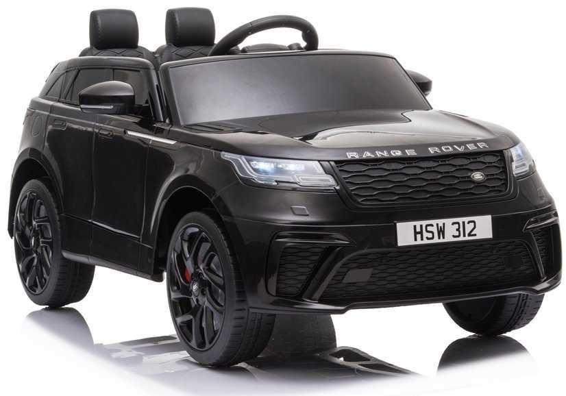 Vaikiškas vienvietis elektromobilis Range Rover, lakuotas juodas