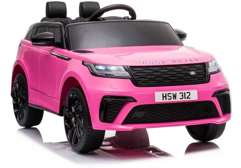 Vaikiškas vienvietis elektromobilis Range Rover, lakuotas rožinis