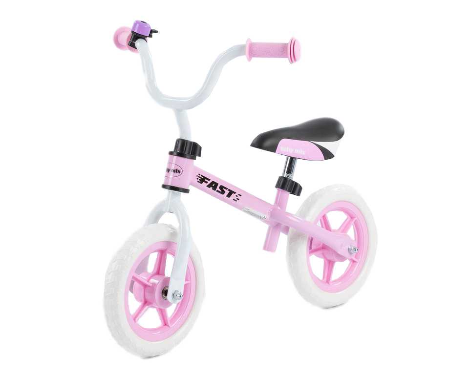 Balansinis dviratukas - Baby Mix Fast, 10 colių, violetinis