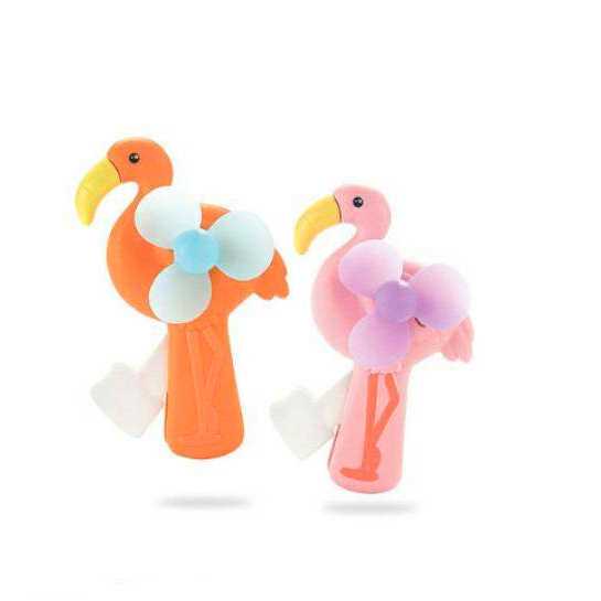 Vaikiškas rankinis ventiliatorius - Flamingas, 1 vnt