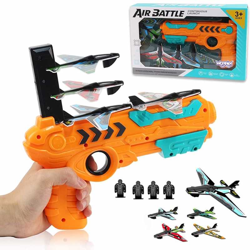 Žaislinis šautuvas su lėktuvais