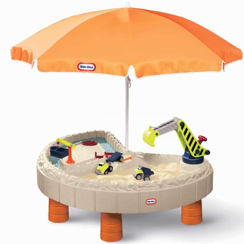 Vandens - smėlio stalas su skėčiu Little Tikes