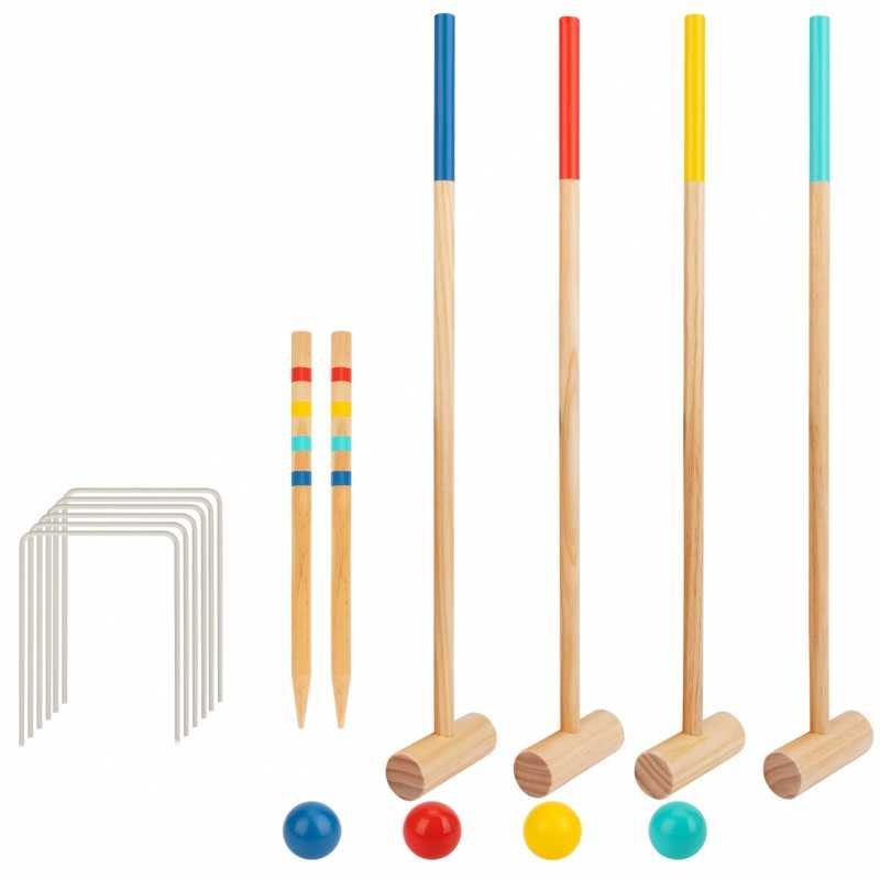 Vaikiškas medinis kriketo rinkinys