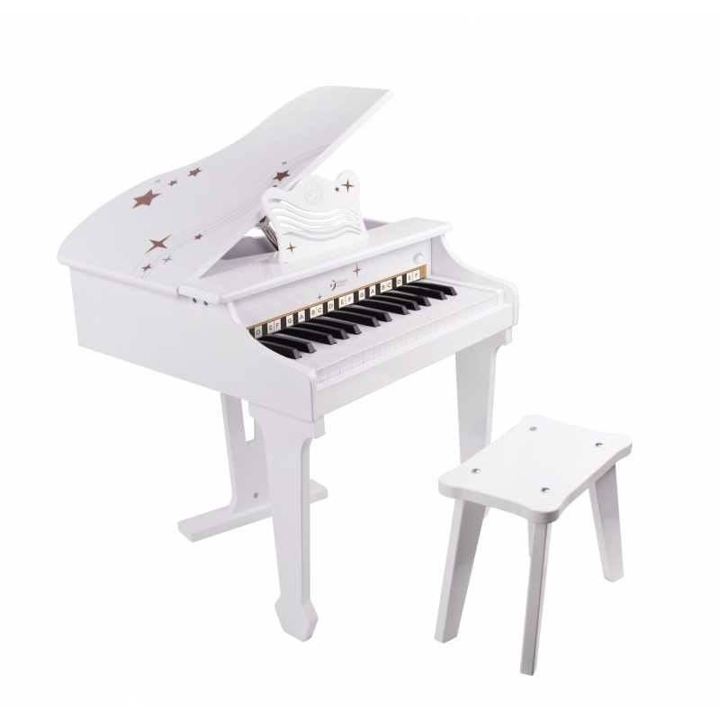 Vaikiškas pianinas - Classic World, baltas