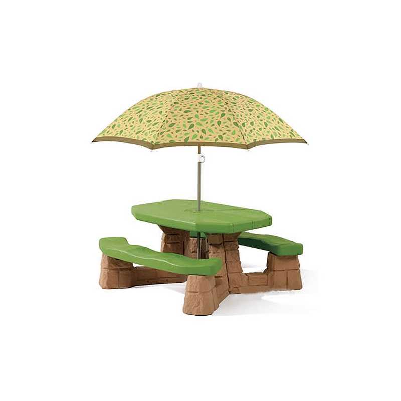 Sodo stalas su skėčiu - Step2
