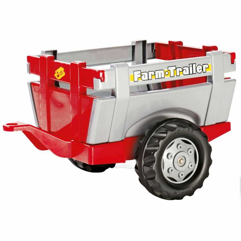 Traktoriaus priekaba su atidaromais šonais - Rolly Toys					