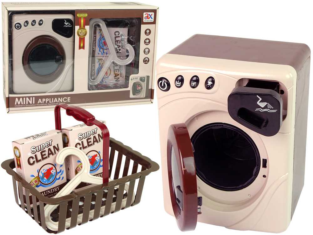 Žaislinė skalbimo mašina su priedais
