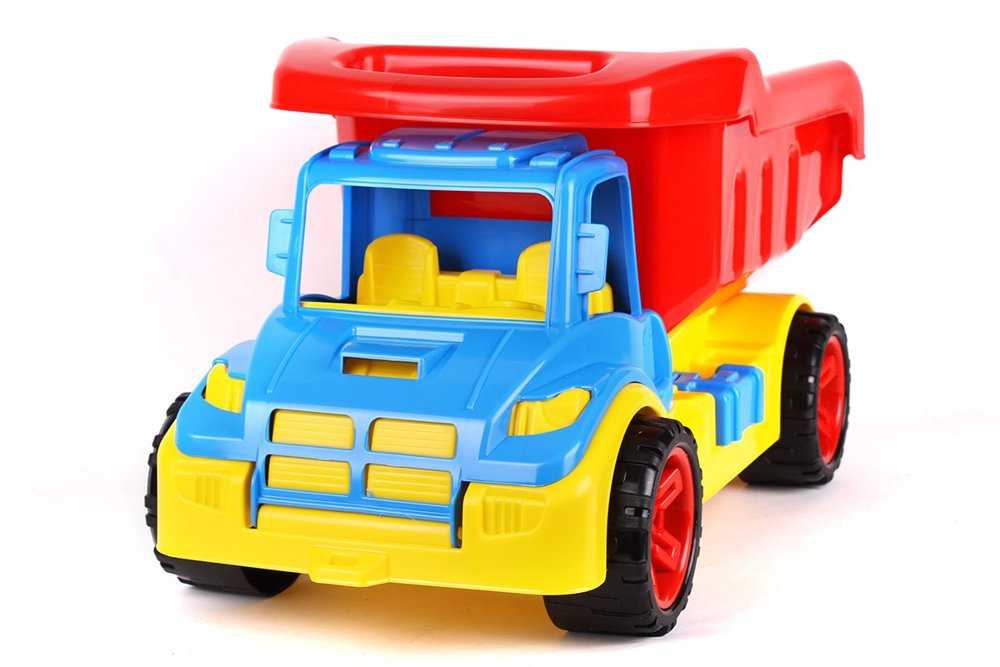 Žaislinis automobilis - savivartis, mėlynas