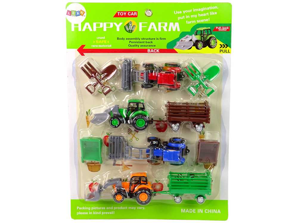Ūkio rinkinys Žemės ūkio technika Traktoriai Vežimėliai