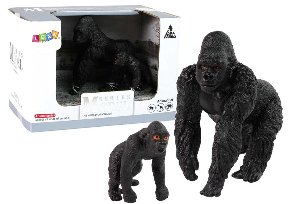 2 figūrėlių rinkinys - Gorilos