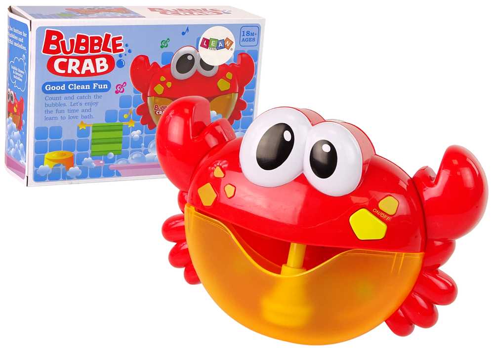 Vonios žaislas, raudonas krabas