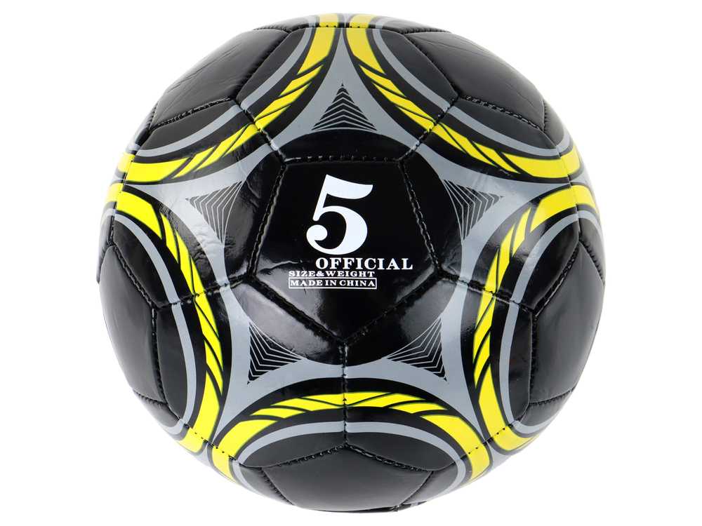 Futbolo kamuolys, juodas, dydis 5