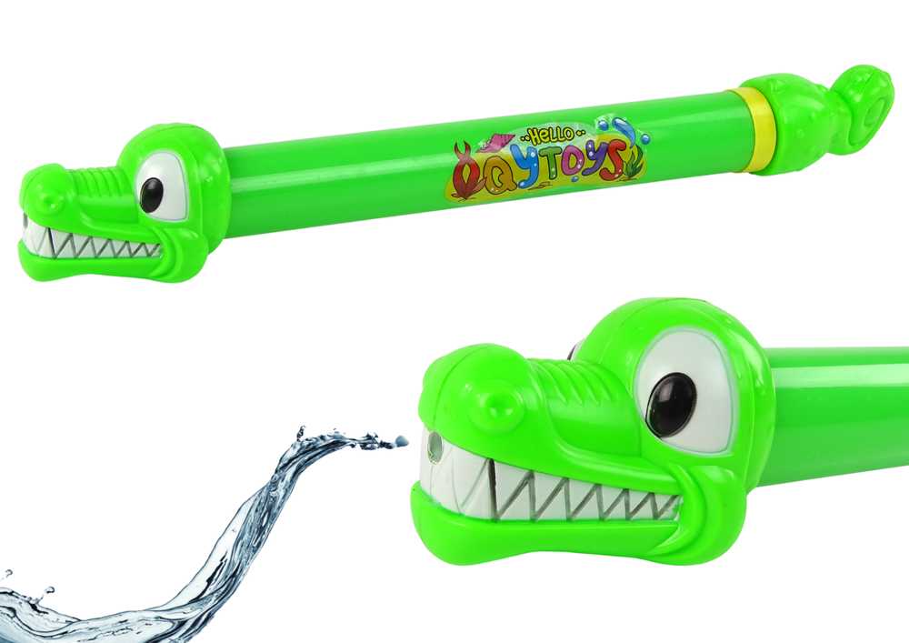 Vandens šautuvas - krokodilas, žalias